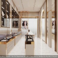 Thiết kế cửa hàng trang sức Qiin tại Bắc Giang ấn tượng